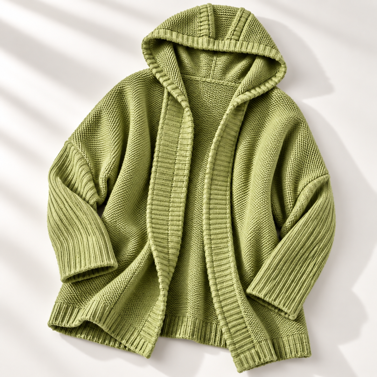 Unisex Hampton Hooded Cardigan Knit