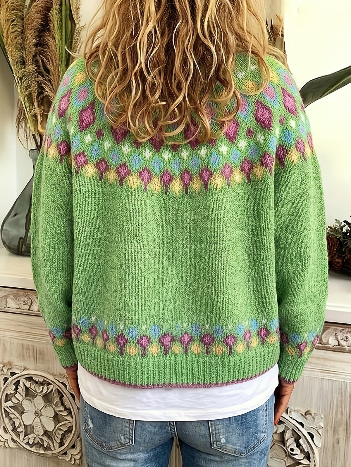 Harper & Wells Women's Esme Nordic Patterned Cardigan