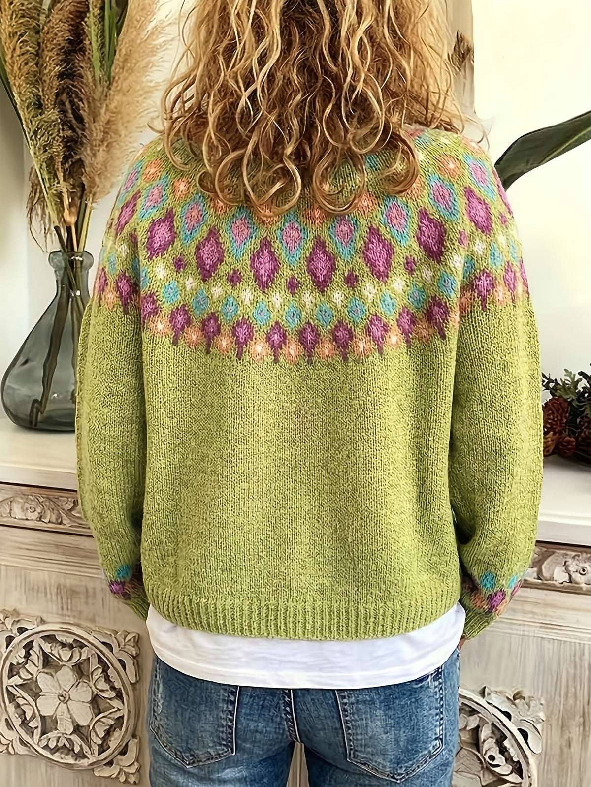 Harper & Wells Women's Esme Nordic Patterned Cardigan