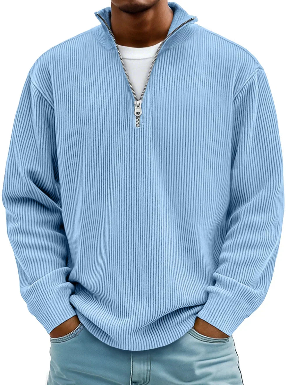 Clarkson New York Calixto Men's Half-Zip Pullover Sweater