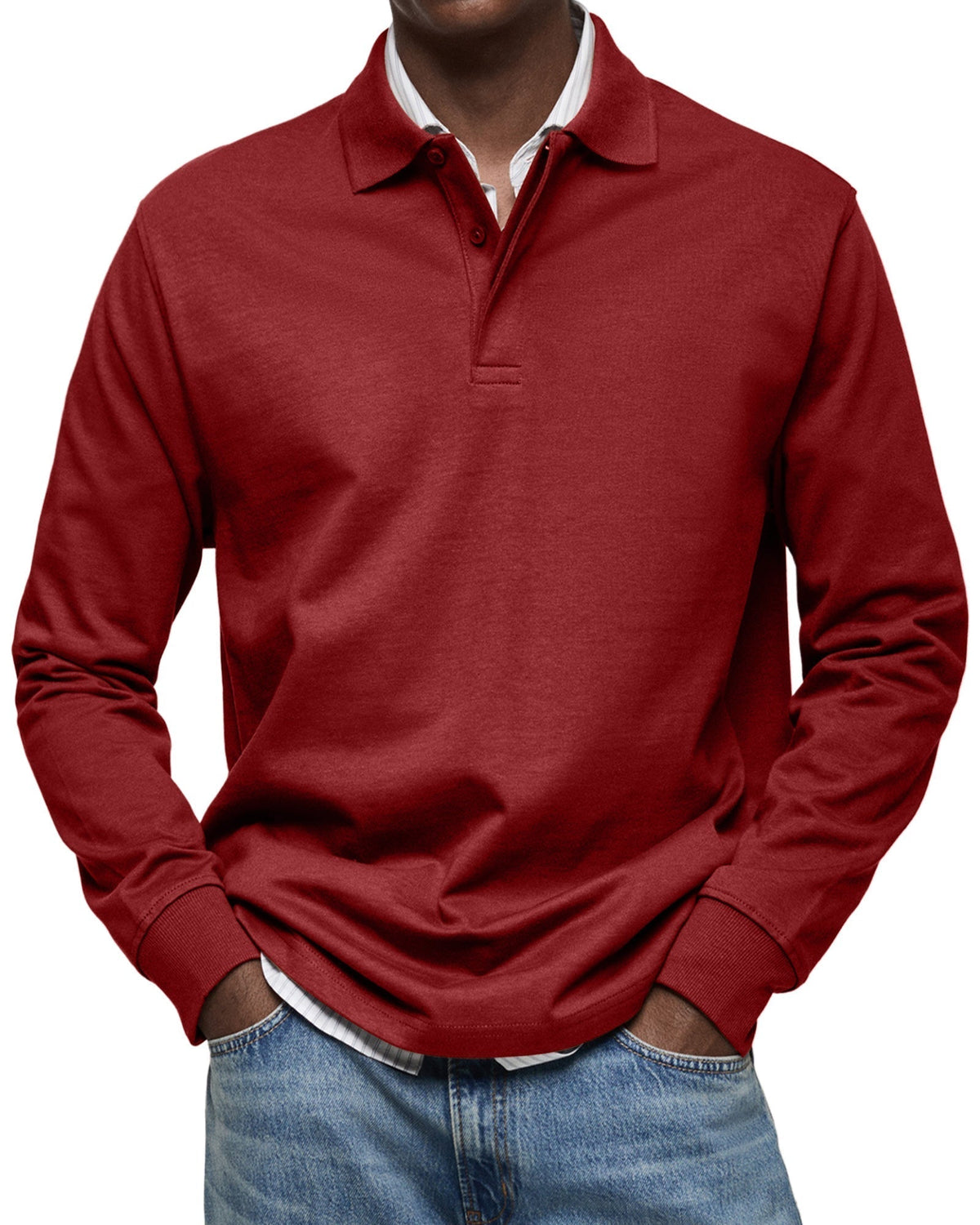 Clarkson New York Wilson Long Sleeve Polo Shirt