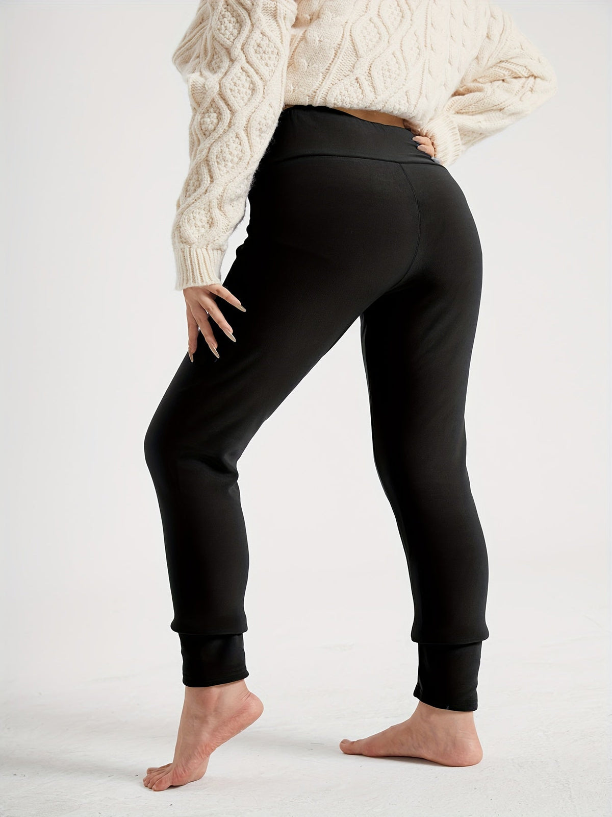 Haven Beck Women's Nerissa Brushed Plush-Lined Leggings