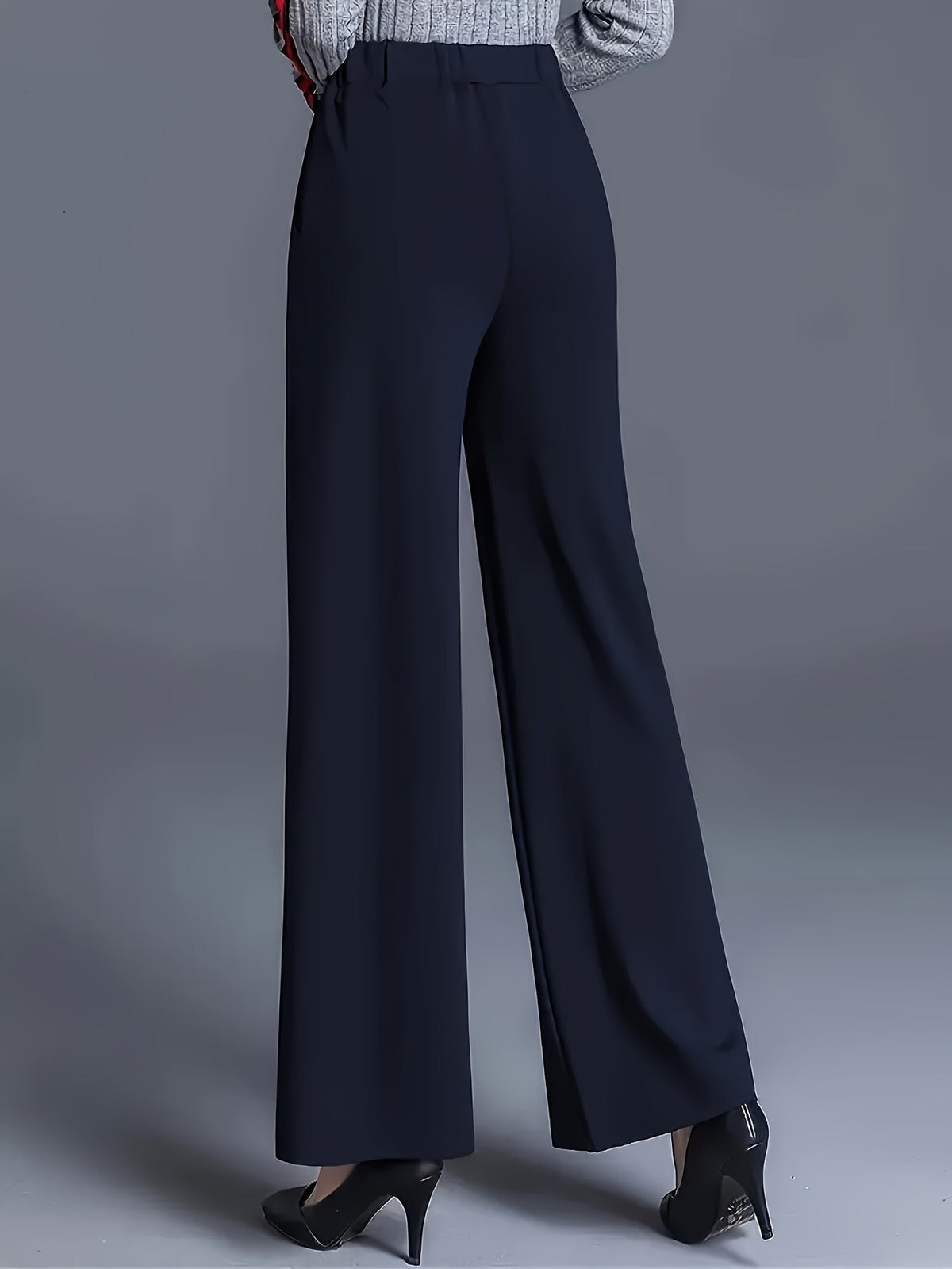 Haven Beck Women's Claudia High-Waisted Wide-Leg Pants