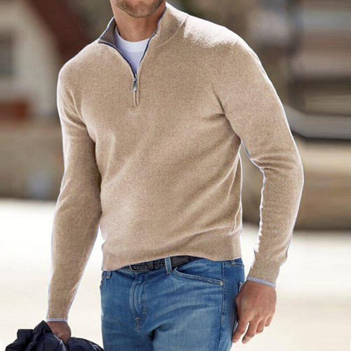 Clarkson New York Harron Premium Half Zip Sweater Men's