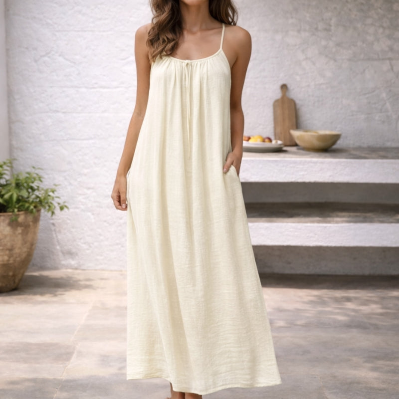 Mayberry Lena Women's Spaghetti Strap Maxi Sundress