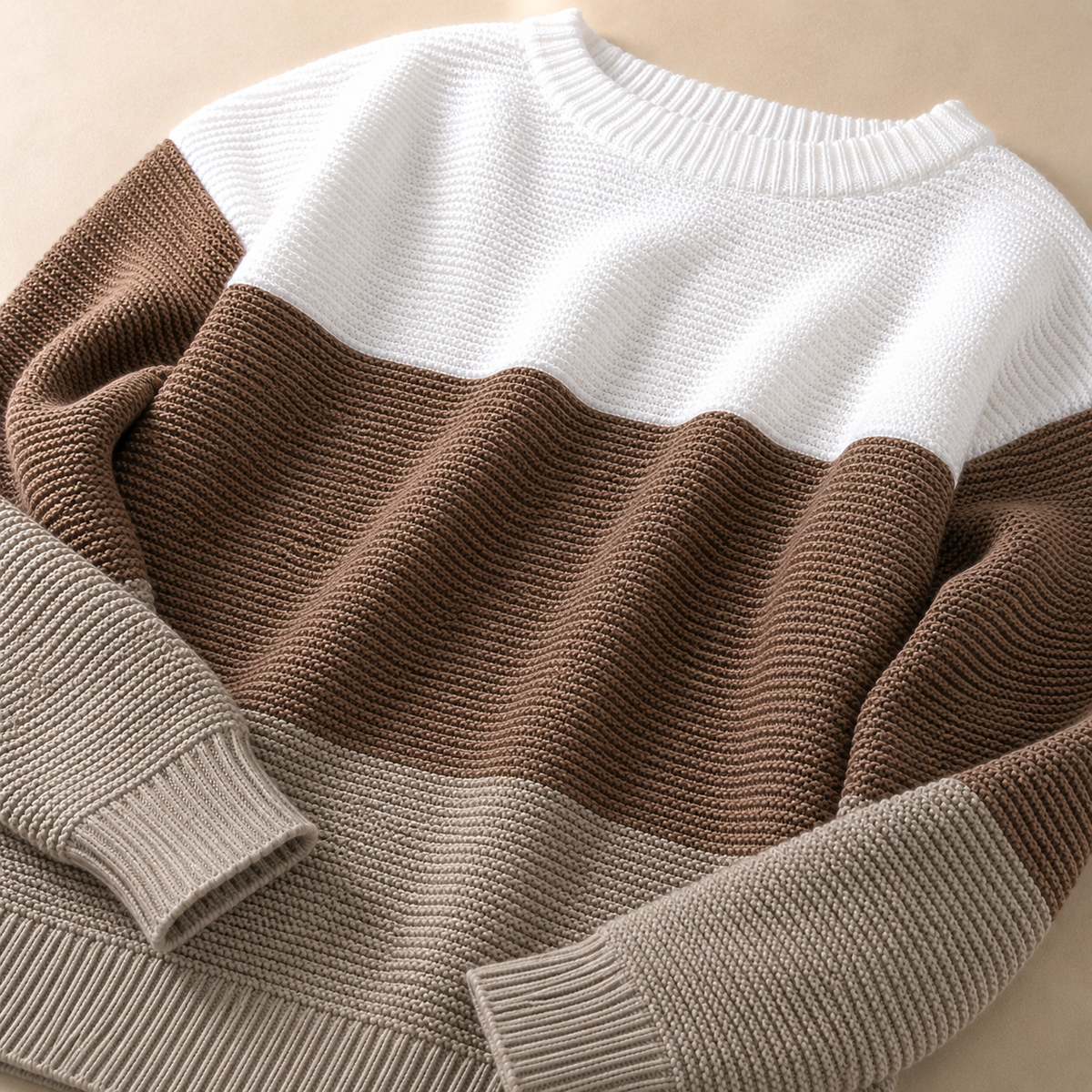 Unisex Frances Signature Colorblock Knit