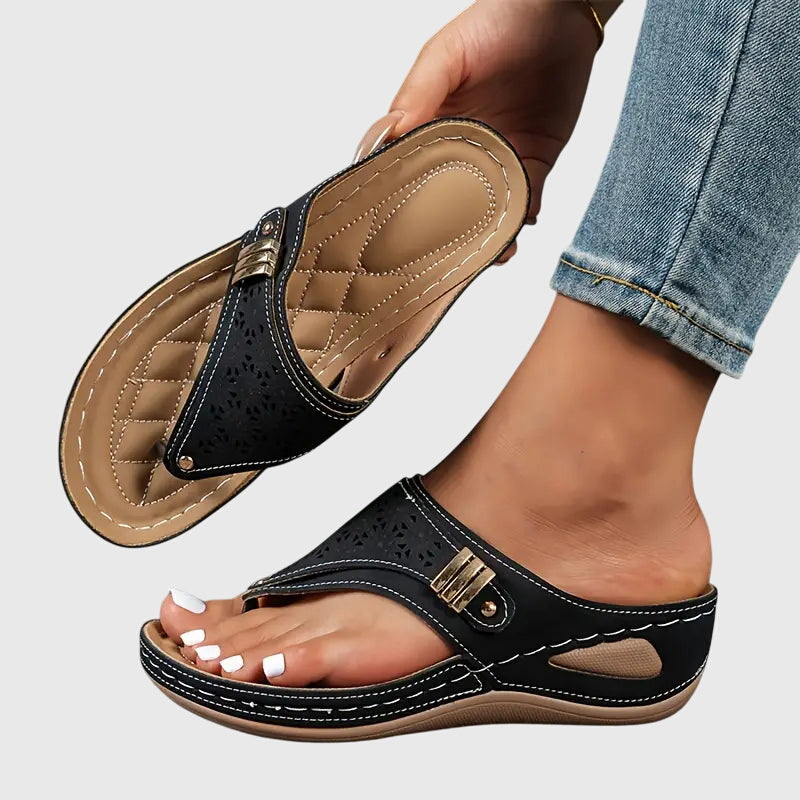 The Hills Nashville Kaylie Orthopedic Sandals Wedge Sole Women's