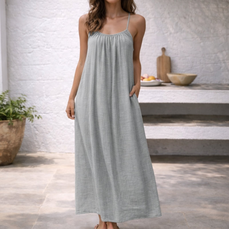 Mayberry Lena Women's Spaghetti Strap Maxi Sundress
