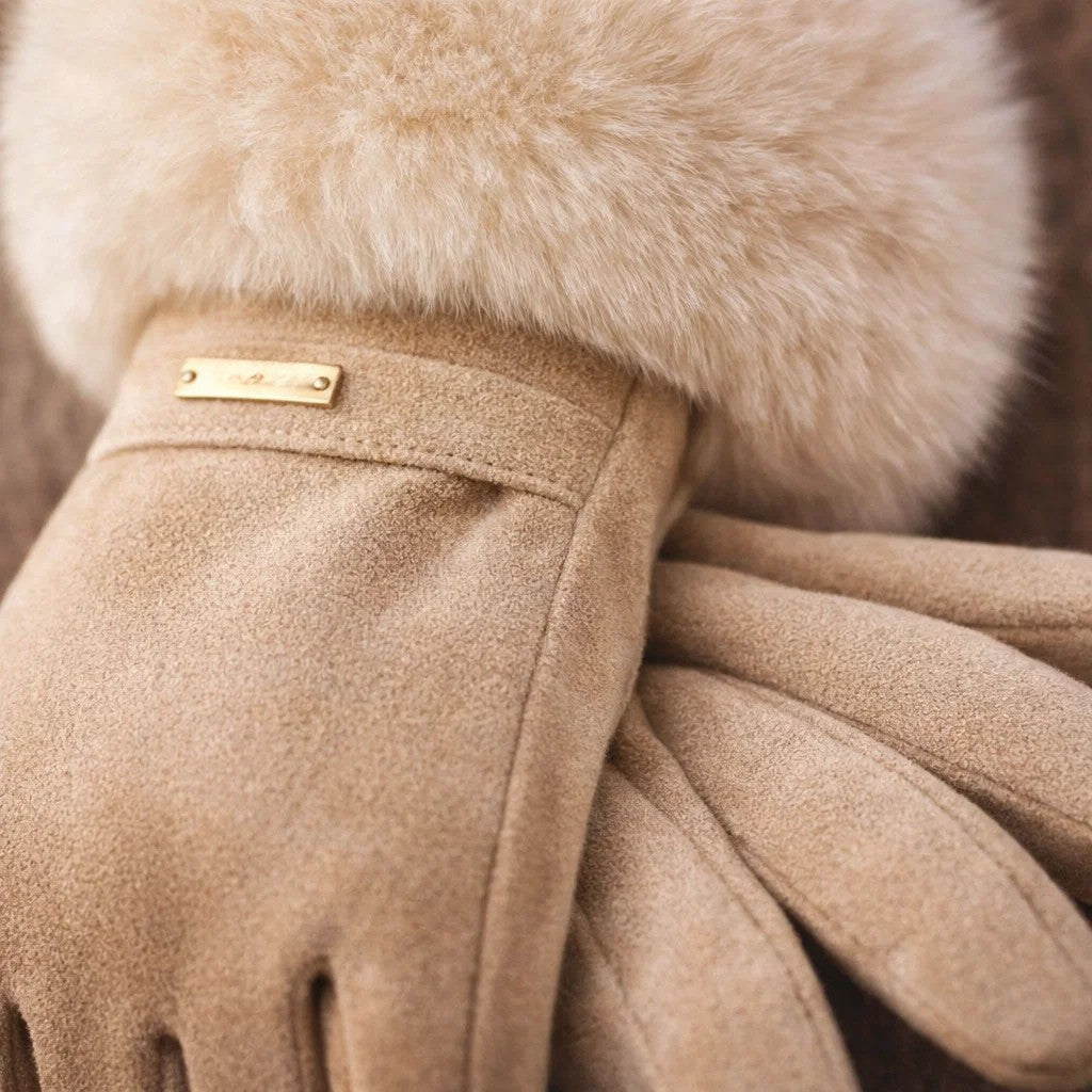 Women's Amira Faux Fur Gloves