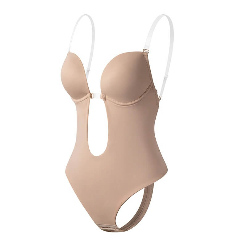 LumiNovi Deep V Backless Body Shaper Medium-Firm Control