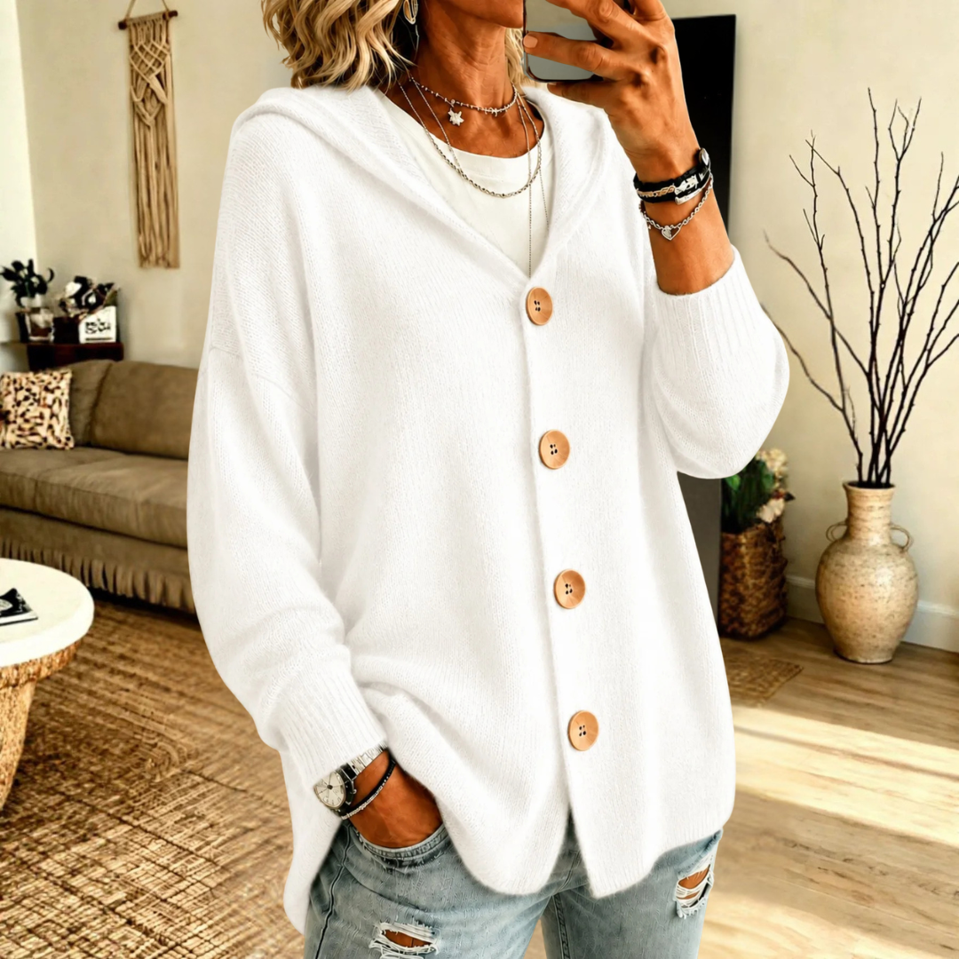 Haven Beck Women's Delia Knit Button Cardigan