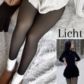 Haven Beck Women's Eleonora Plush Lined Leggings Sheer Look