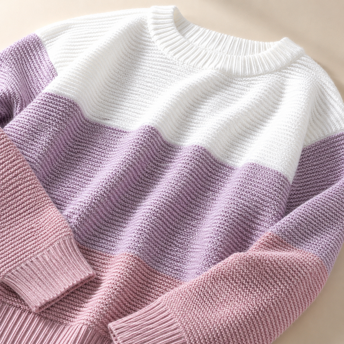 Unisex Frances Signature Colorblock Knit