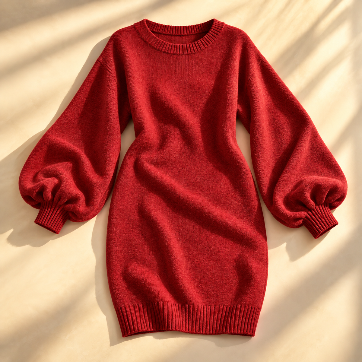 Women's Margot Lantern Sleeve Knit Dress