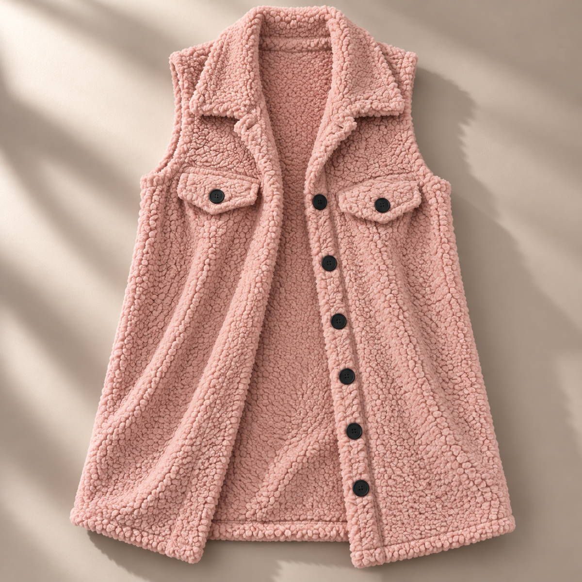 Unisex Frances Teddy Vest Fleece