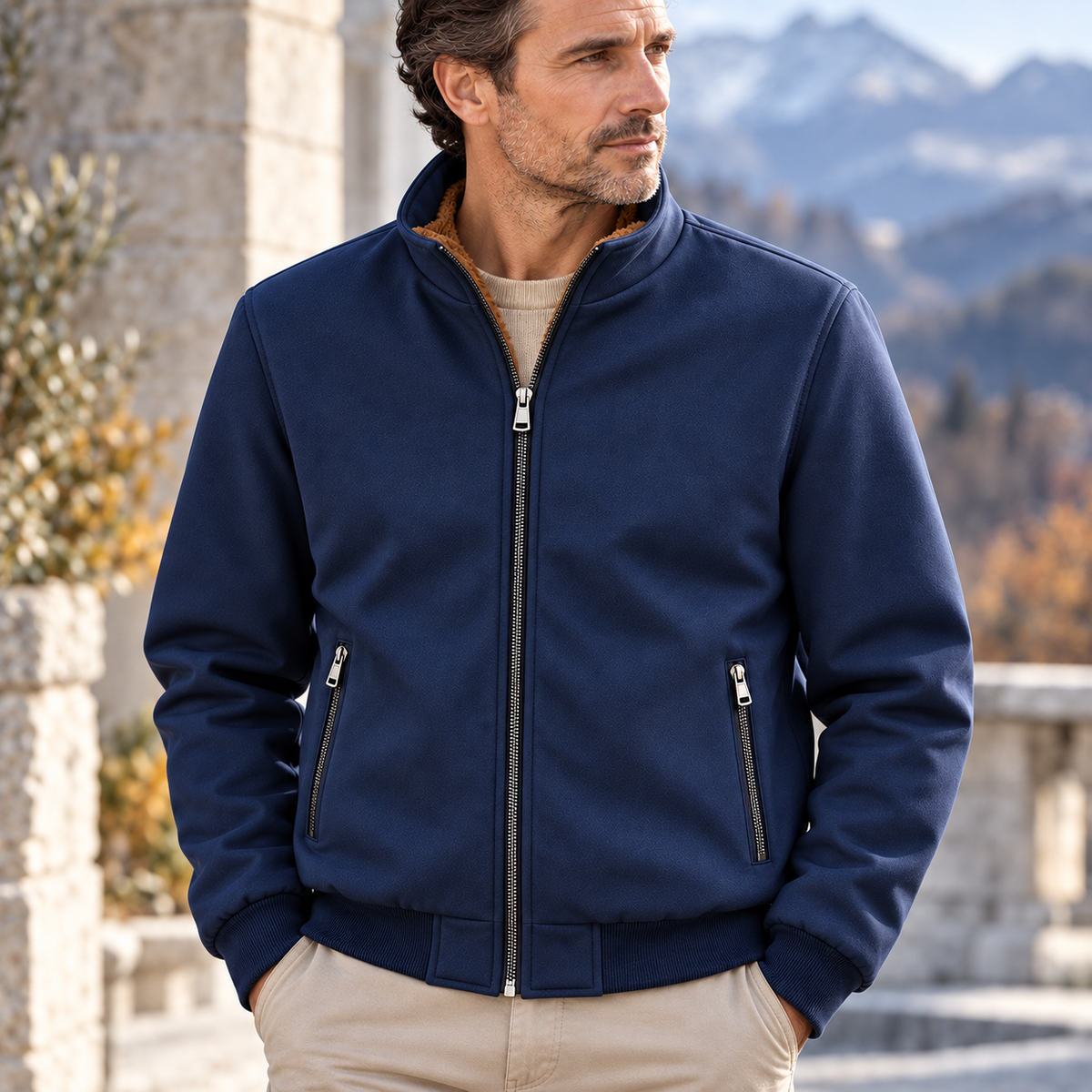 Unisex Jacob Signature Lined Bomber