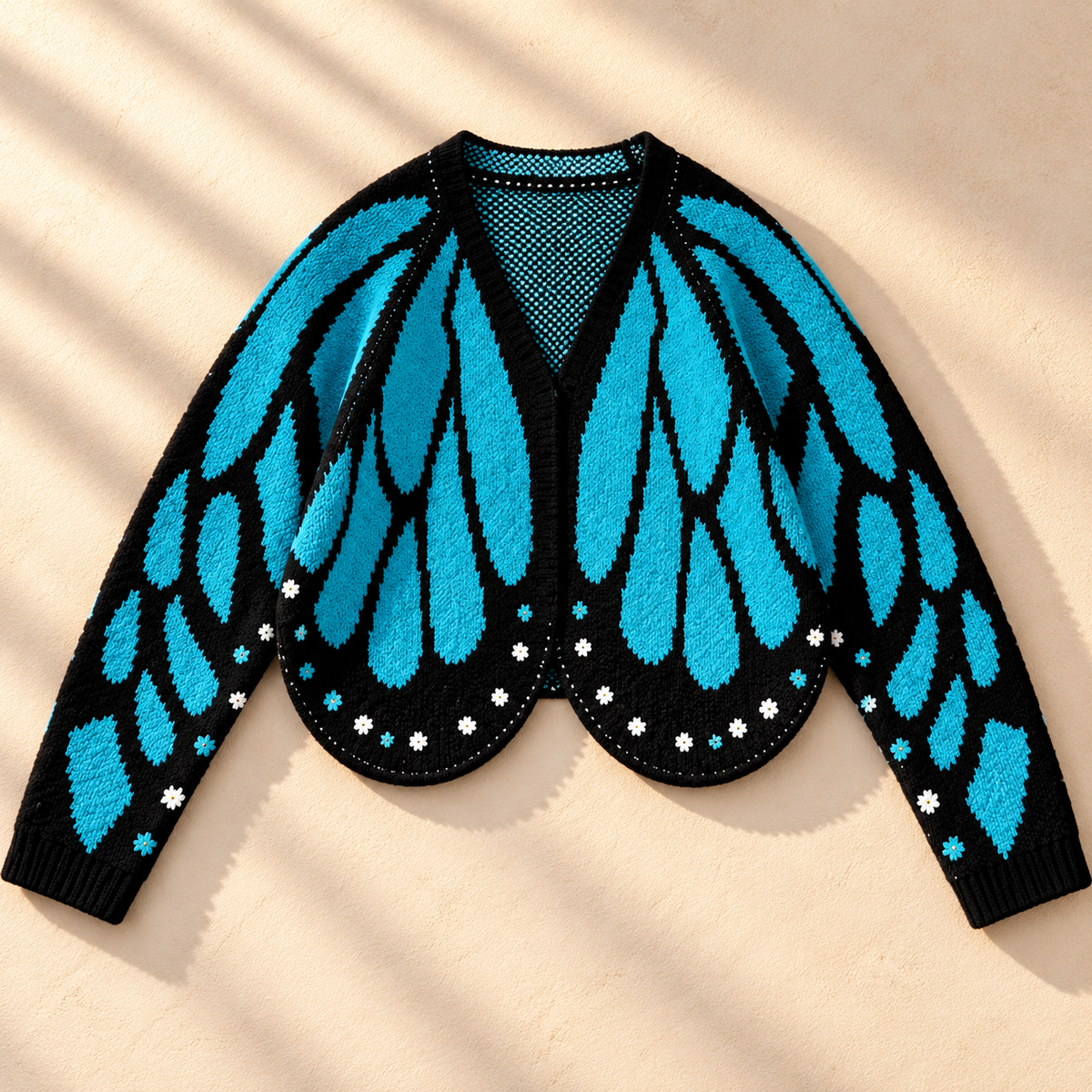 Unisex Vanessa Butterfly Cardigan Batwing Knit