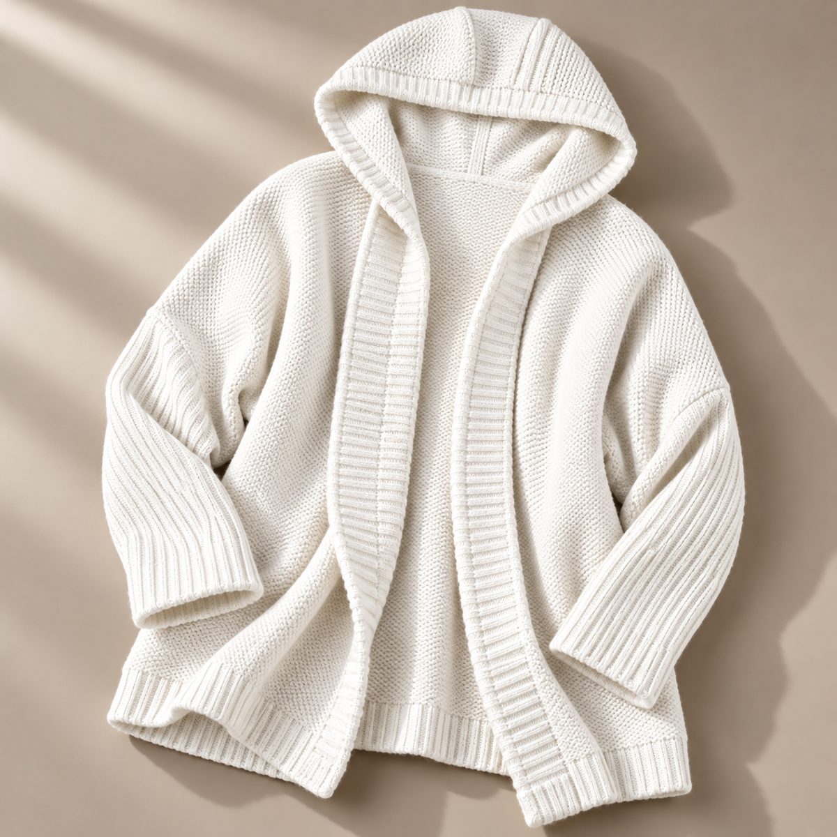 Unisex Hampton Hooded Cardigan Knit
