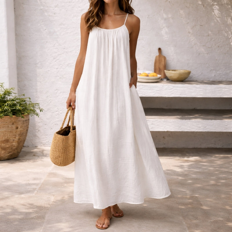 Mayberry Lena Women's Spaghetti Strap Maxi Sundress