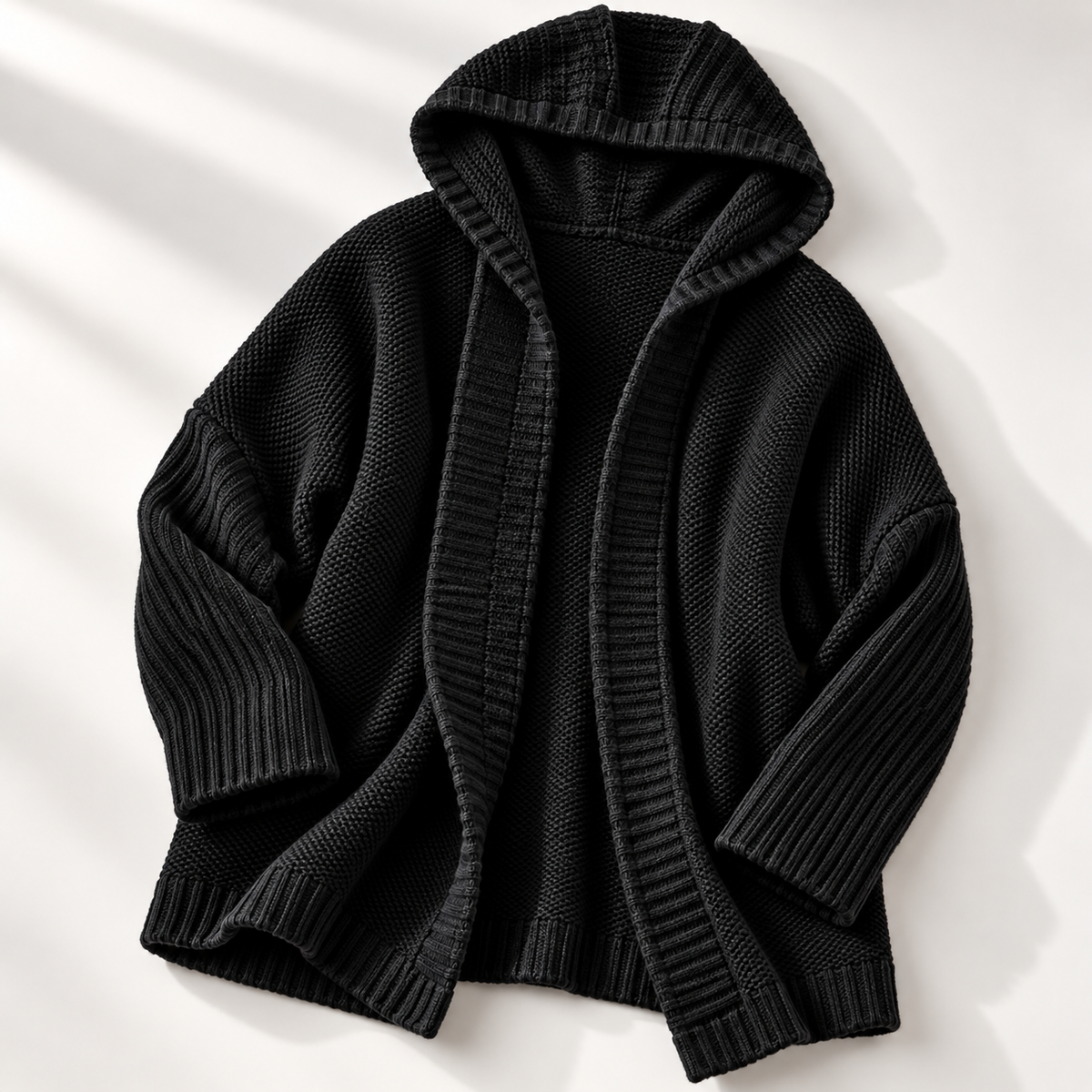 Unisex Hampton Hooded Cardigan Knit