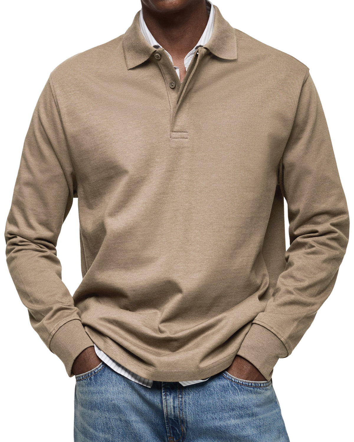Clarkson New York Wilson Long Sleeve Polo Shirt