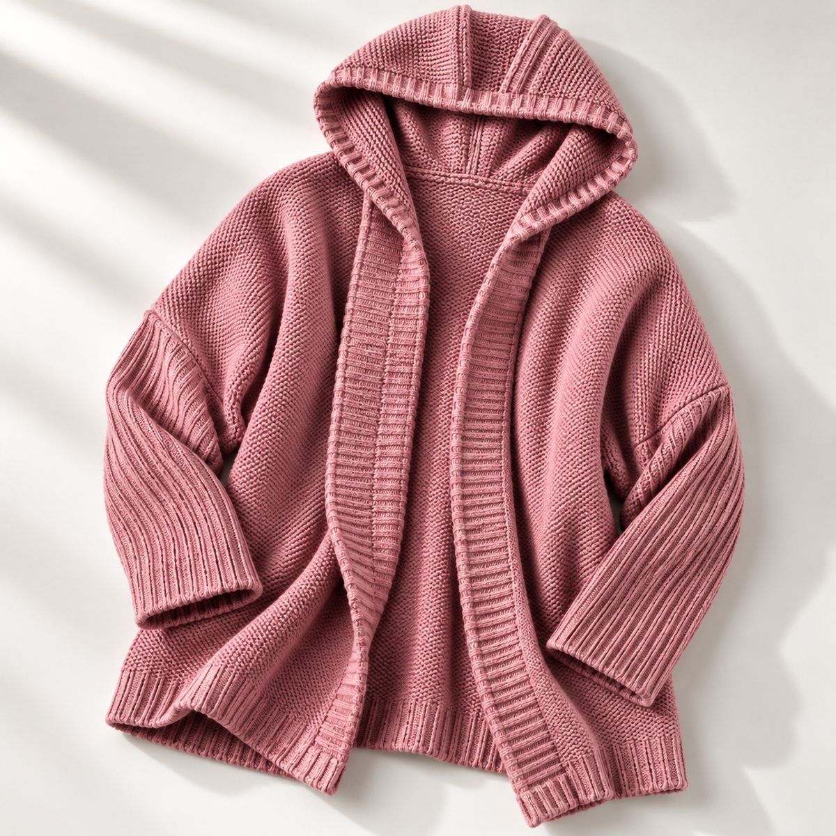 Unisex Hampton Hooded Cardigan Knit