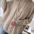 Harper & Wells Women's Corinne High-Neck Cable-Knit Sweater
