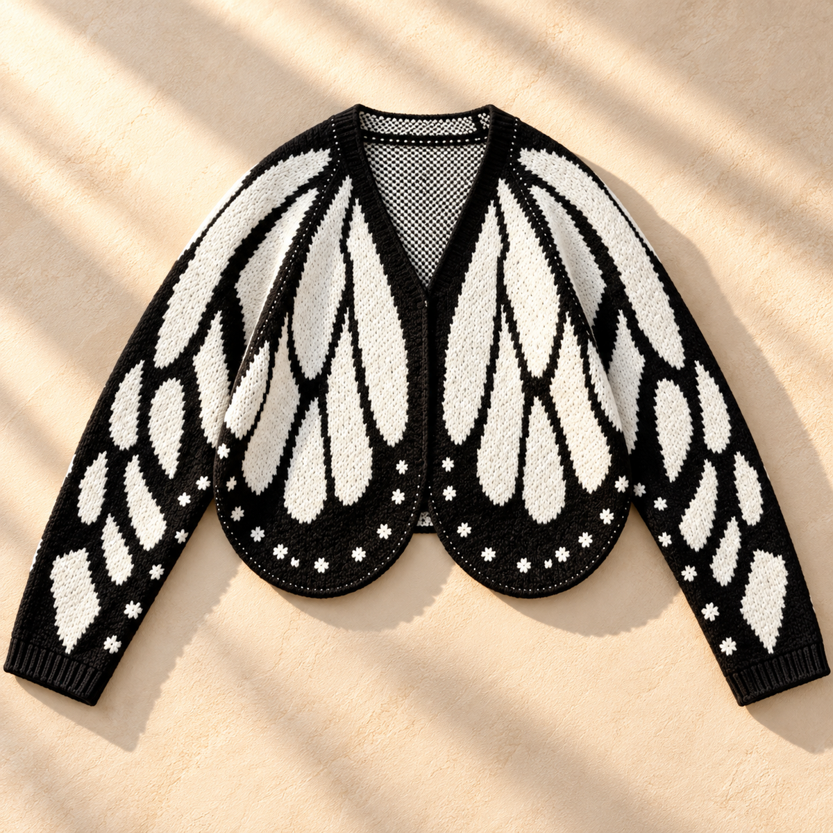Unisex Vanessa Butterfly Cardigan Batwing Knit