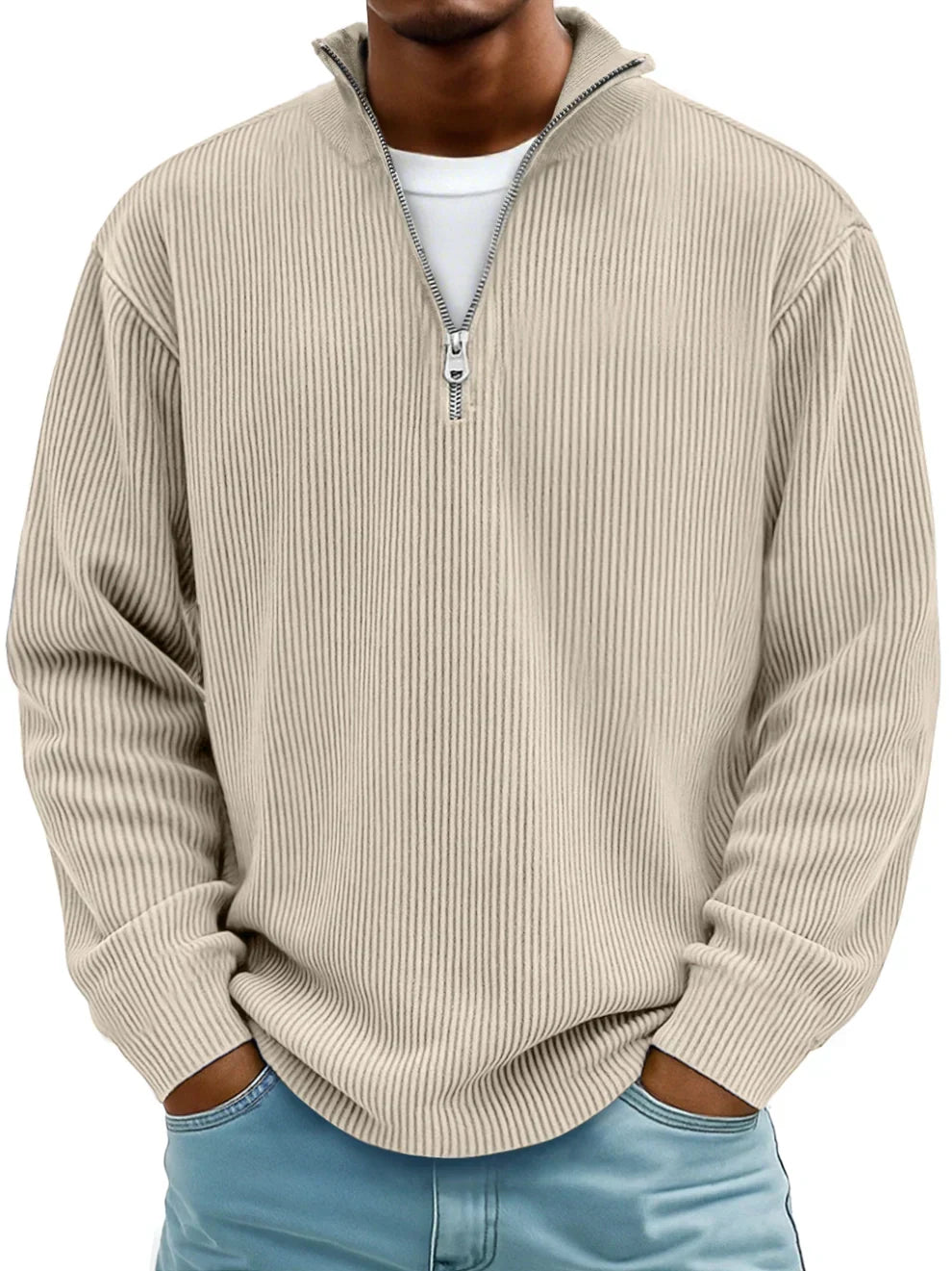 Clarkson New York Calixto Men's Half-Zip Pullover Sweater