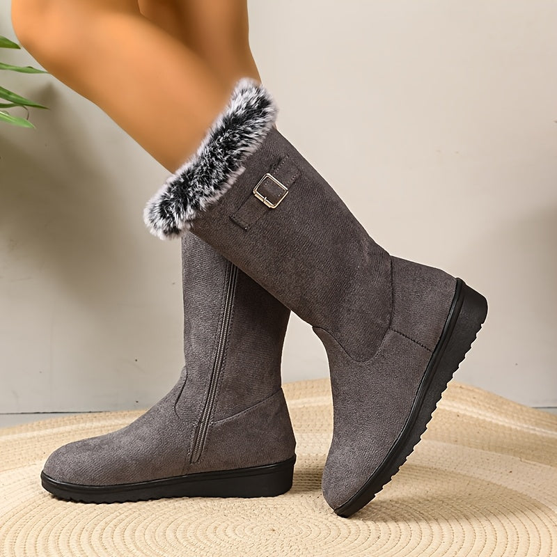 Women's Katherine Cozy Fur-Trimmed Winter Boots