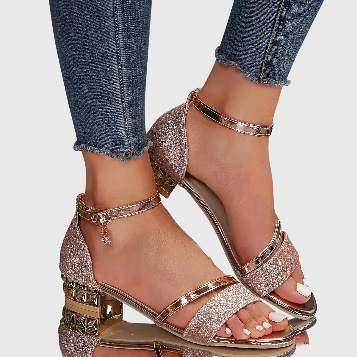 The Hills Nashville Alison Women's Orthopedic Heeled Sandals Adjustable
