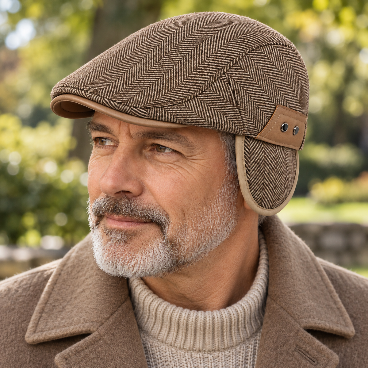 Men's Thornton Herringbone Driving Cap