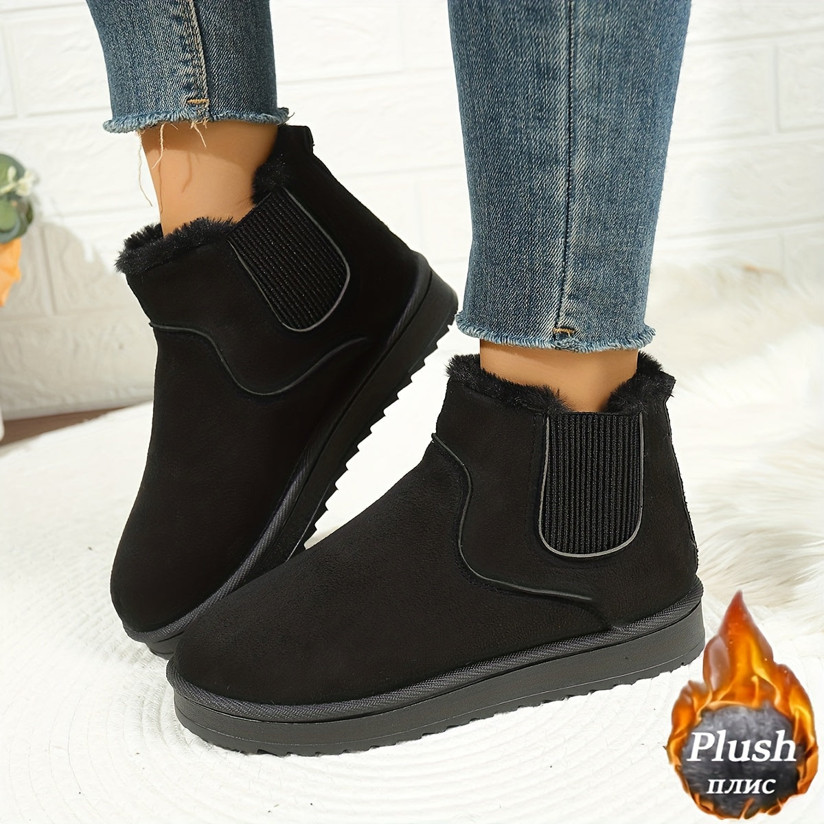 Harper & Wells Women's Adrienne Cozy Platform Ankle Boots
