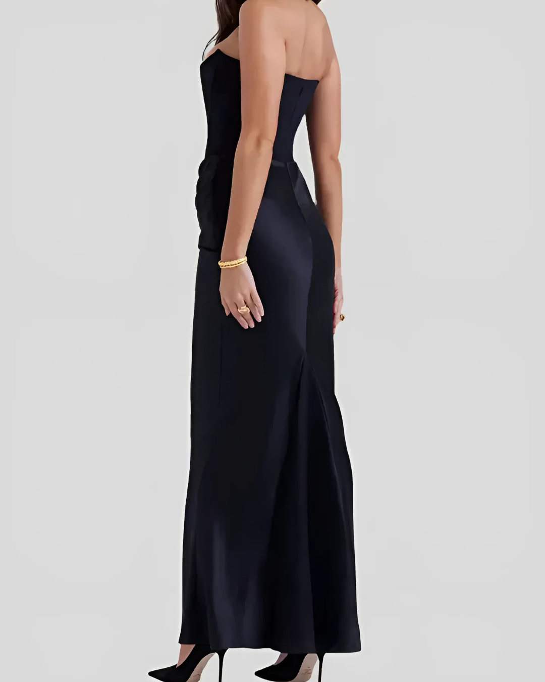 The Hills Nashville Claire Women's Strapless Draped Maxi Dress