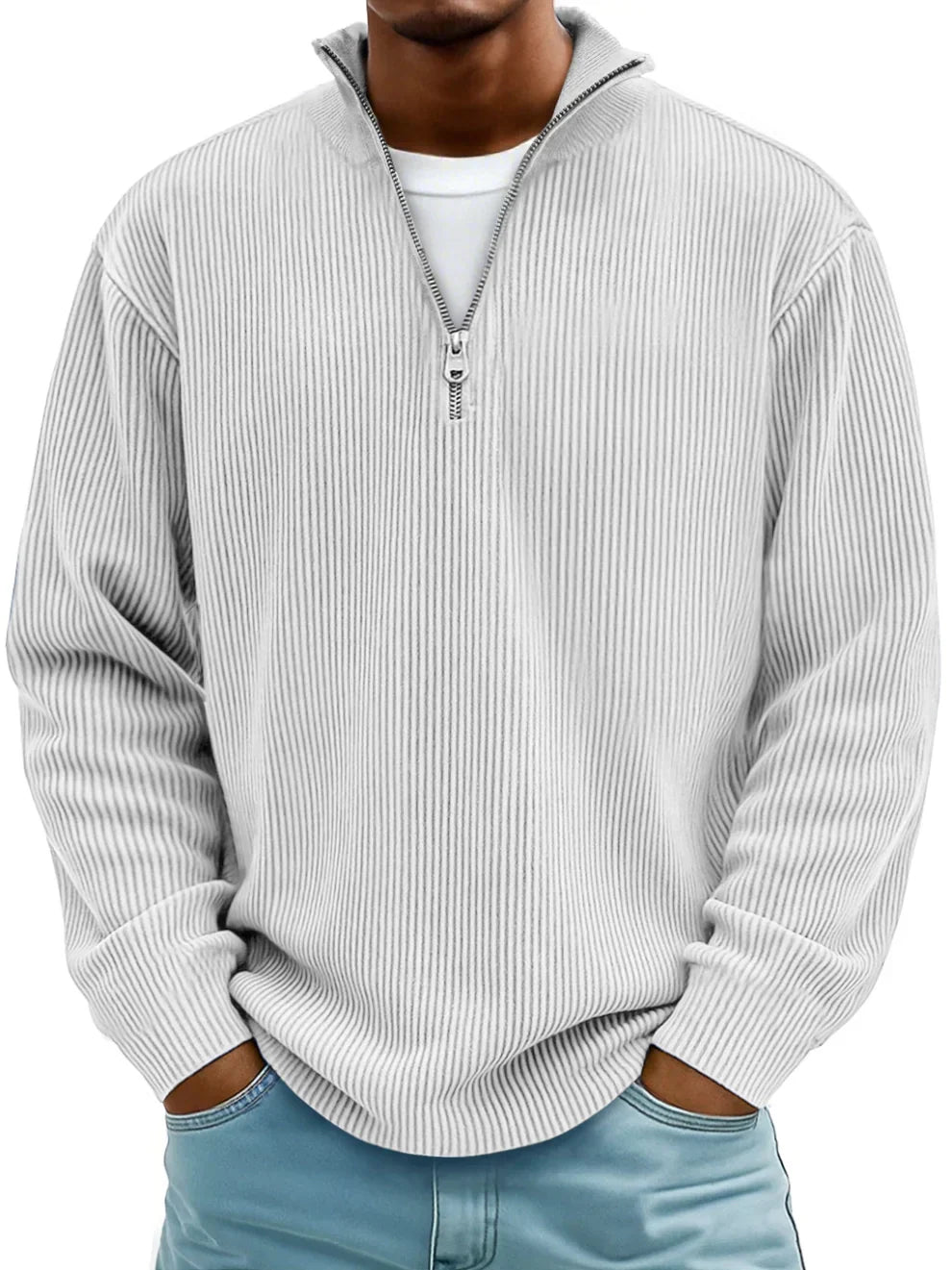 Clarkson New York Calixto Men's Half-Zip Pullover Sweater