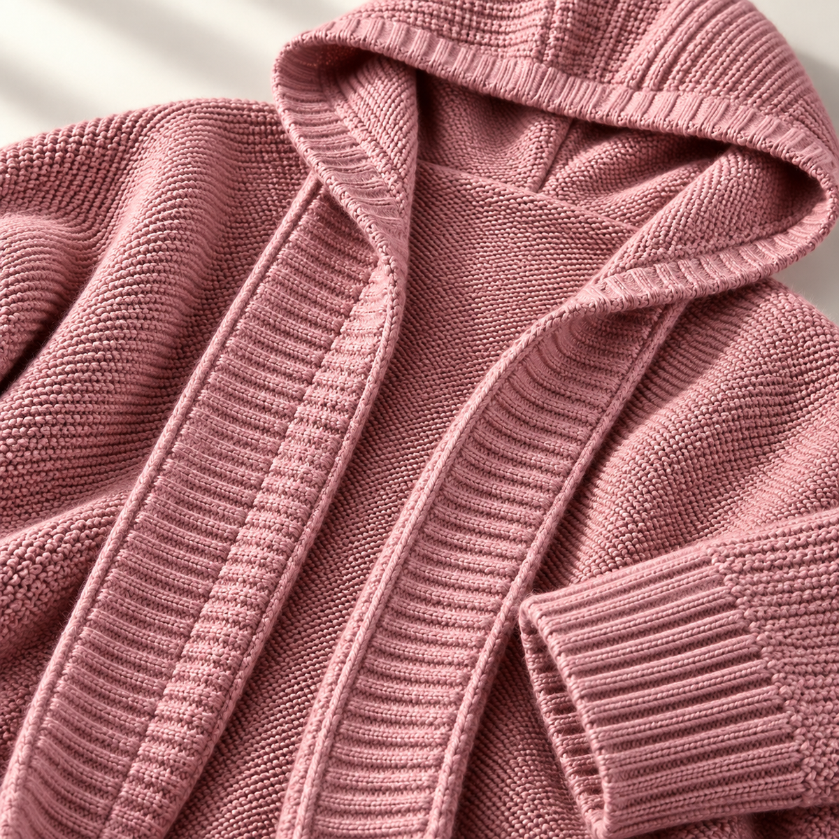 Unisex Hampton Hooded Cardigan Knit