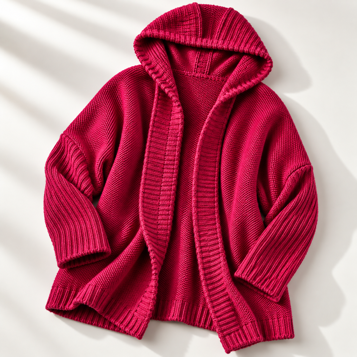 Unisex Hampton Hooded Cardigan Knit