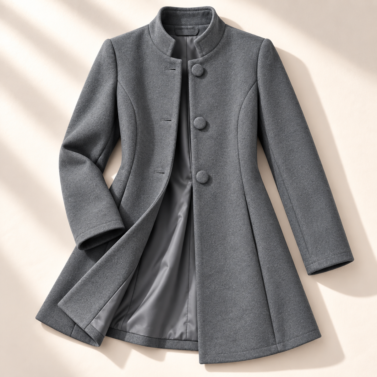 Haven Beck Unisex The Kensington Jacket Stand Collar Button