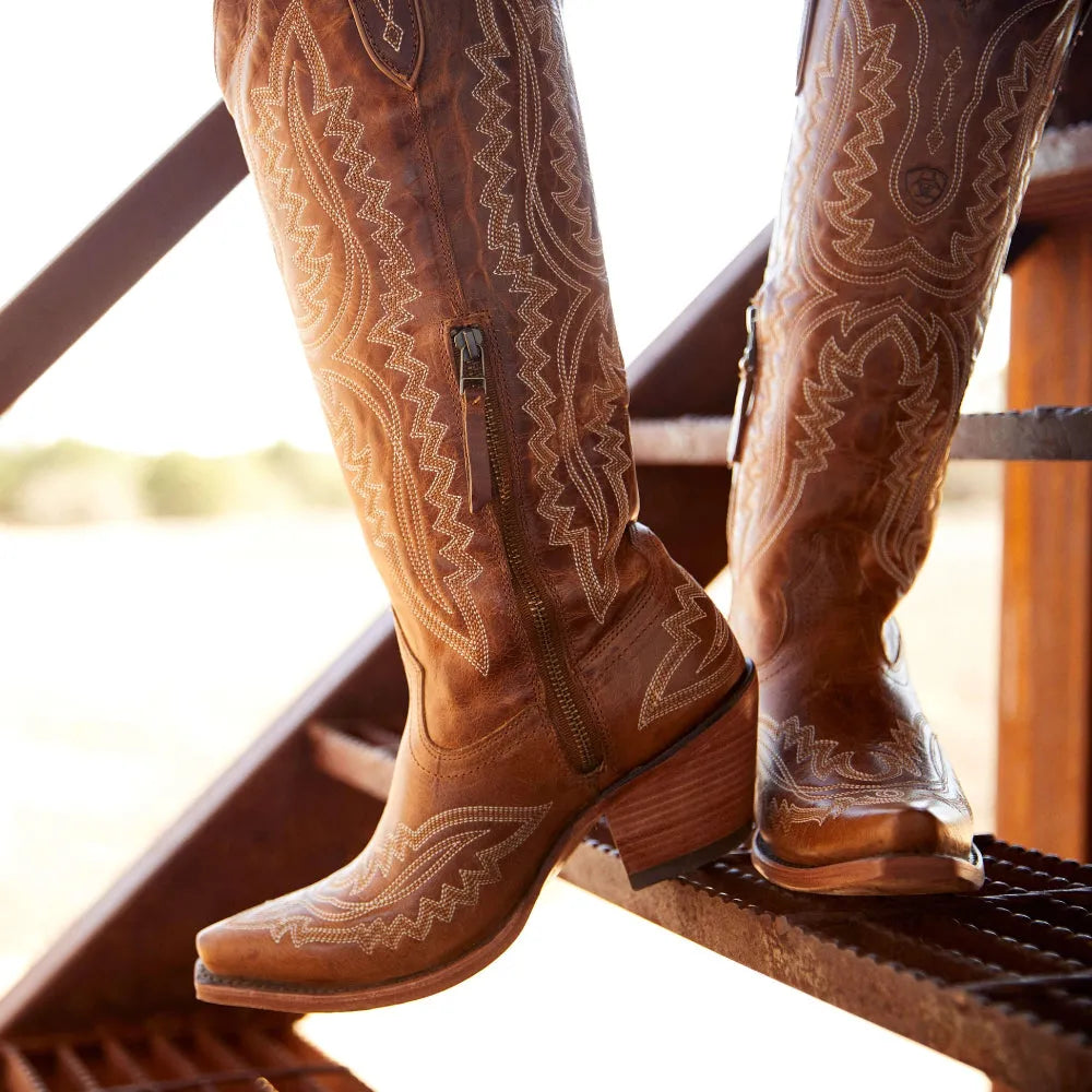 Women's Bernadette Western Knee High Cowboy Boots