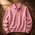 Unisex Grayson Polo Long-Sleeve Knit