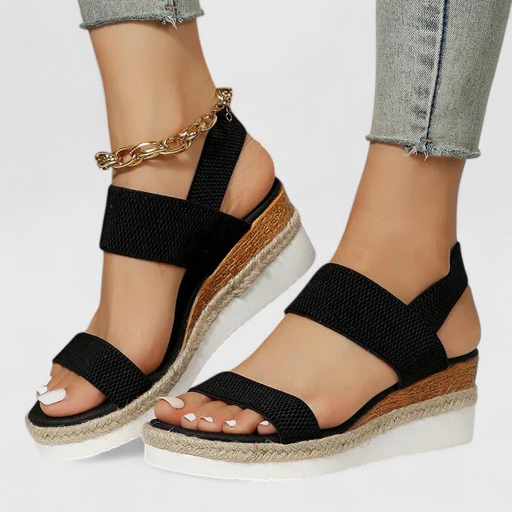 Merill Women's Orthopedic Sandals Open-Toe Casual Supportive Wedge