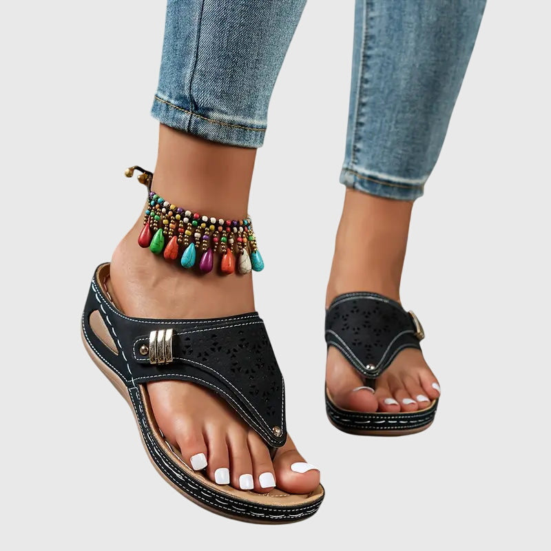 The Hills Nashville Kaylie Orthopedic Sandals Wedge Sole Women's