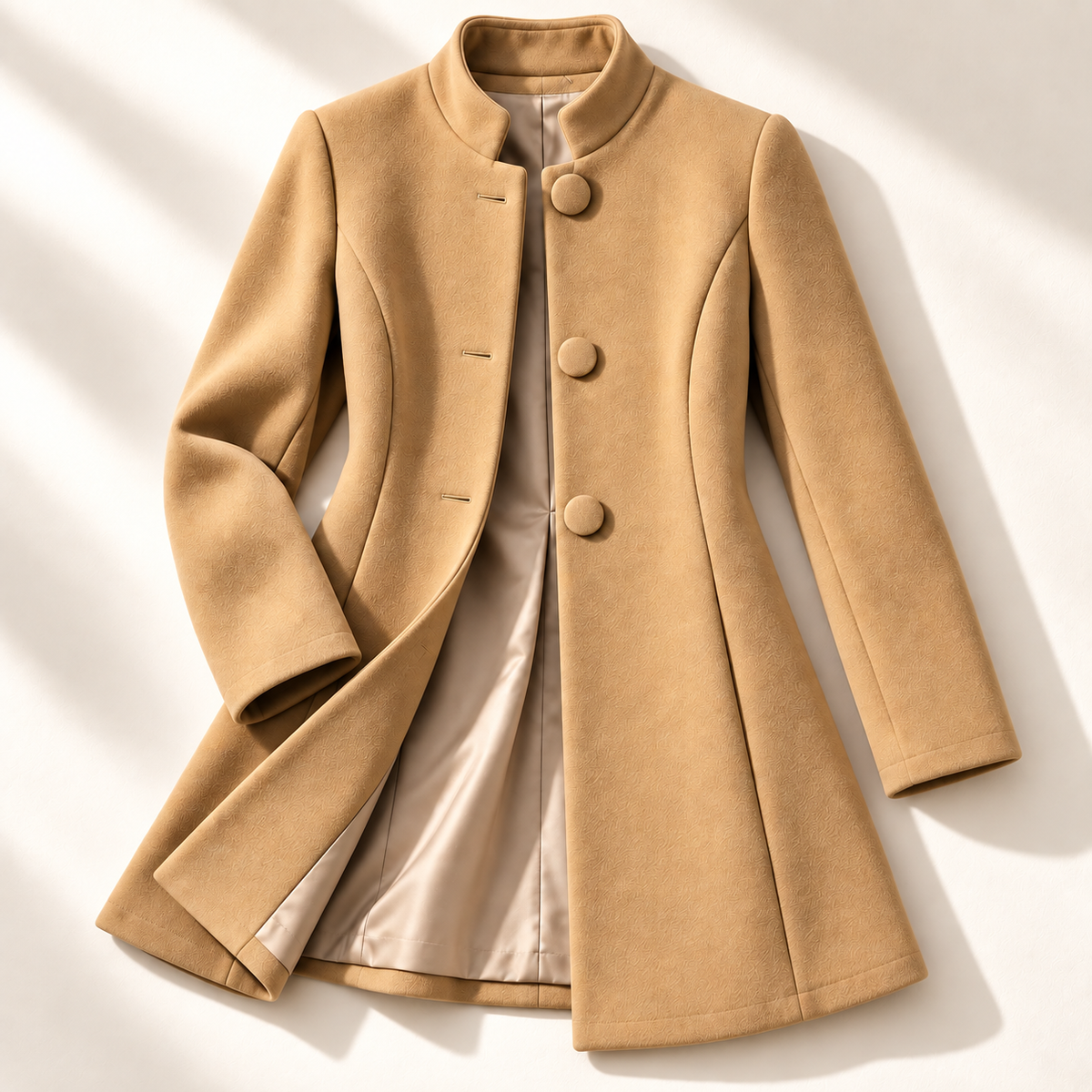 Haven Beck Unisex The Kensington Jacket Stand Collar Button