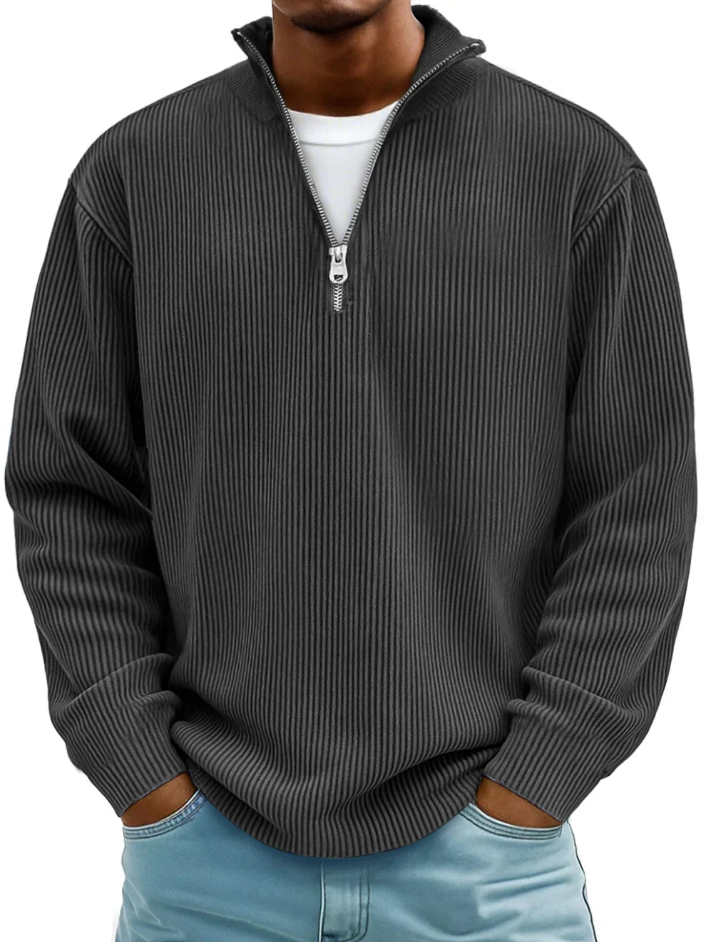 Clarkson New York Calixto Men's Half-Zip Pullover Sweater