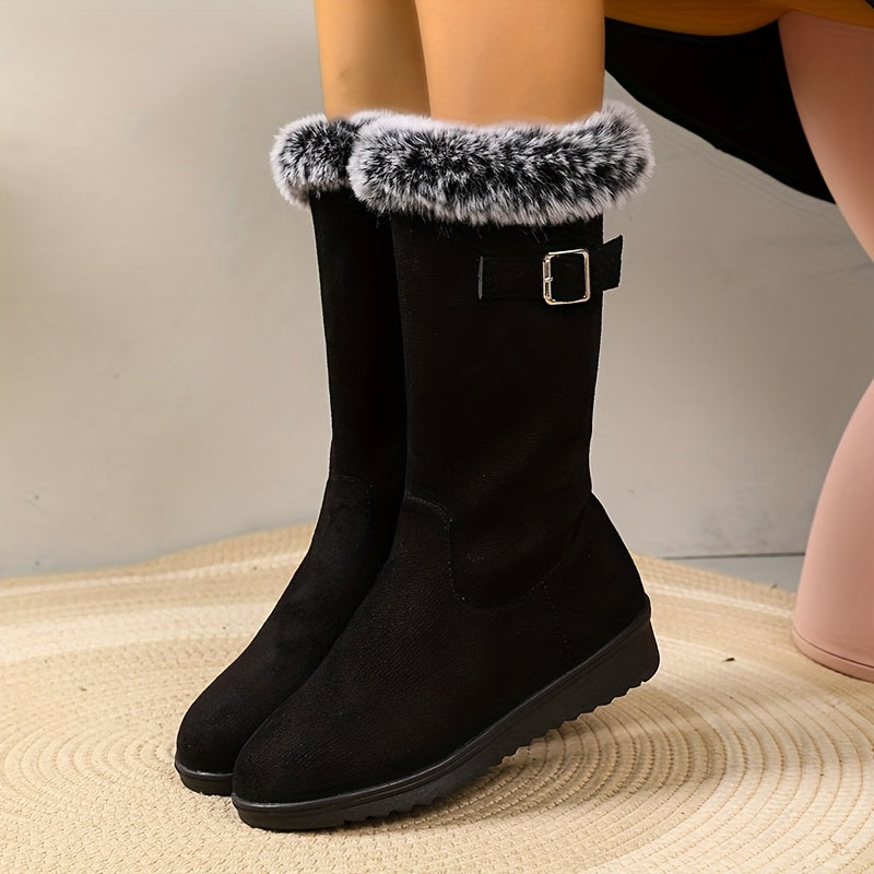 Women's Katherine Cozy Fur-Trimmed Winter Boots