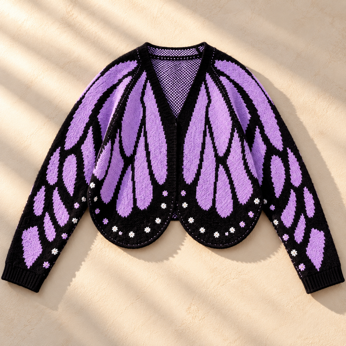 Unisex Vanessa Butterfly Cardigan Batwing Knit