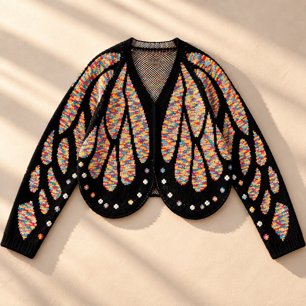 Unisex Vanessa Butterfly Cardigan Batwing Knit