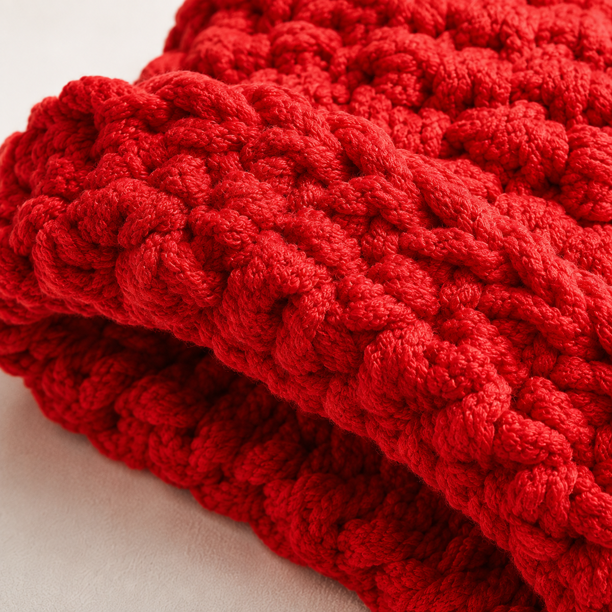 Haven Beck Unisex Cleo Cat-Ear Beanie Knit Chunky