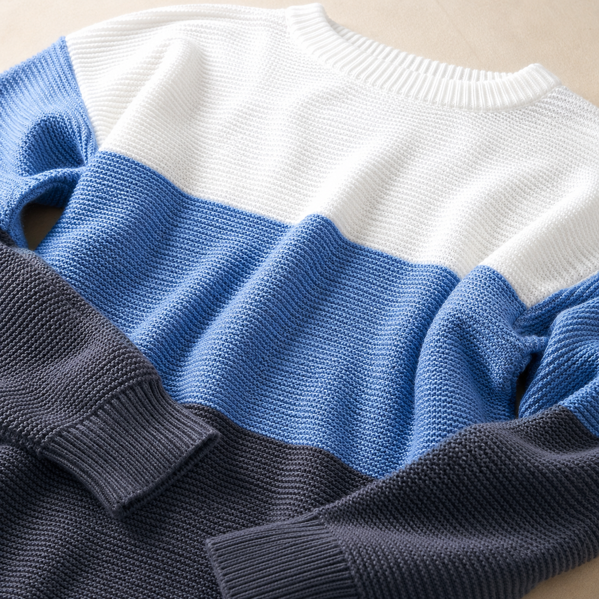 Unisex Frances Signature Colorblock Knit