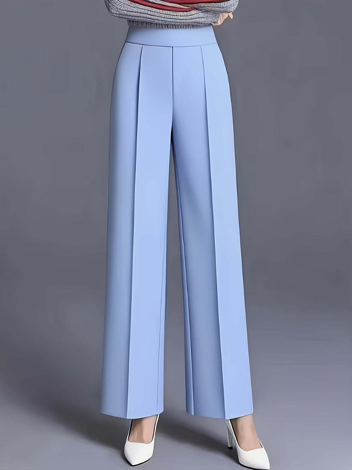 Haven Beck Women's Claudia High-Waisted Wide-Leg Pants